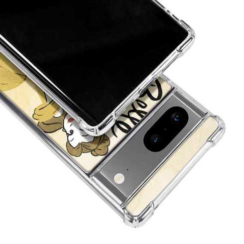 Disney Princess Belle Art Google Pixel 7a Clear Case